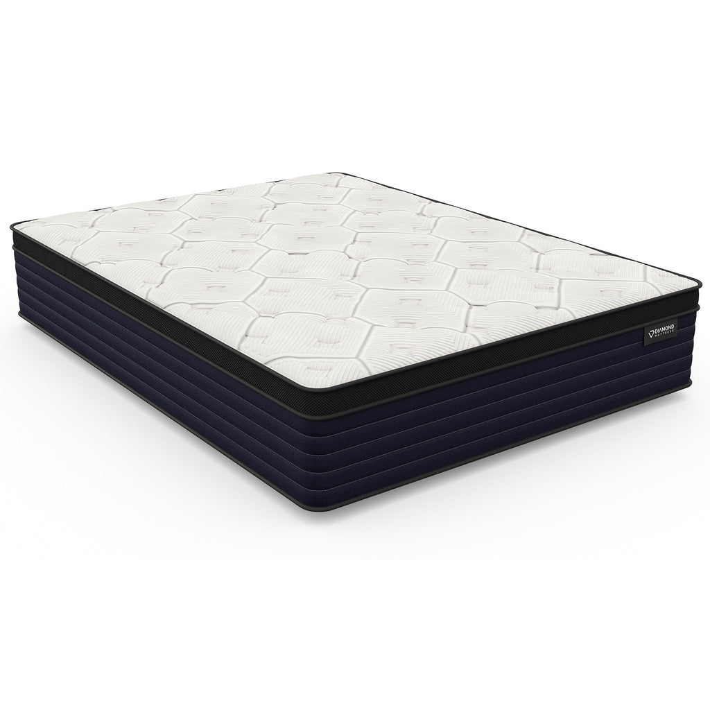 Firm Hybrid Memory Foam Mattress with Copper Cooling - Queen