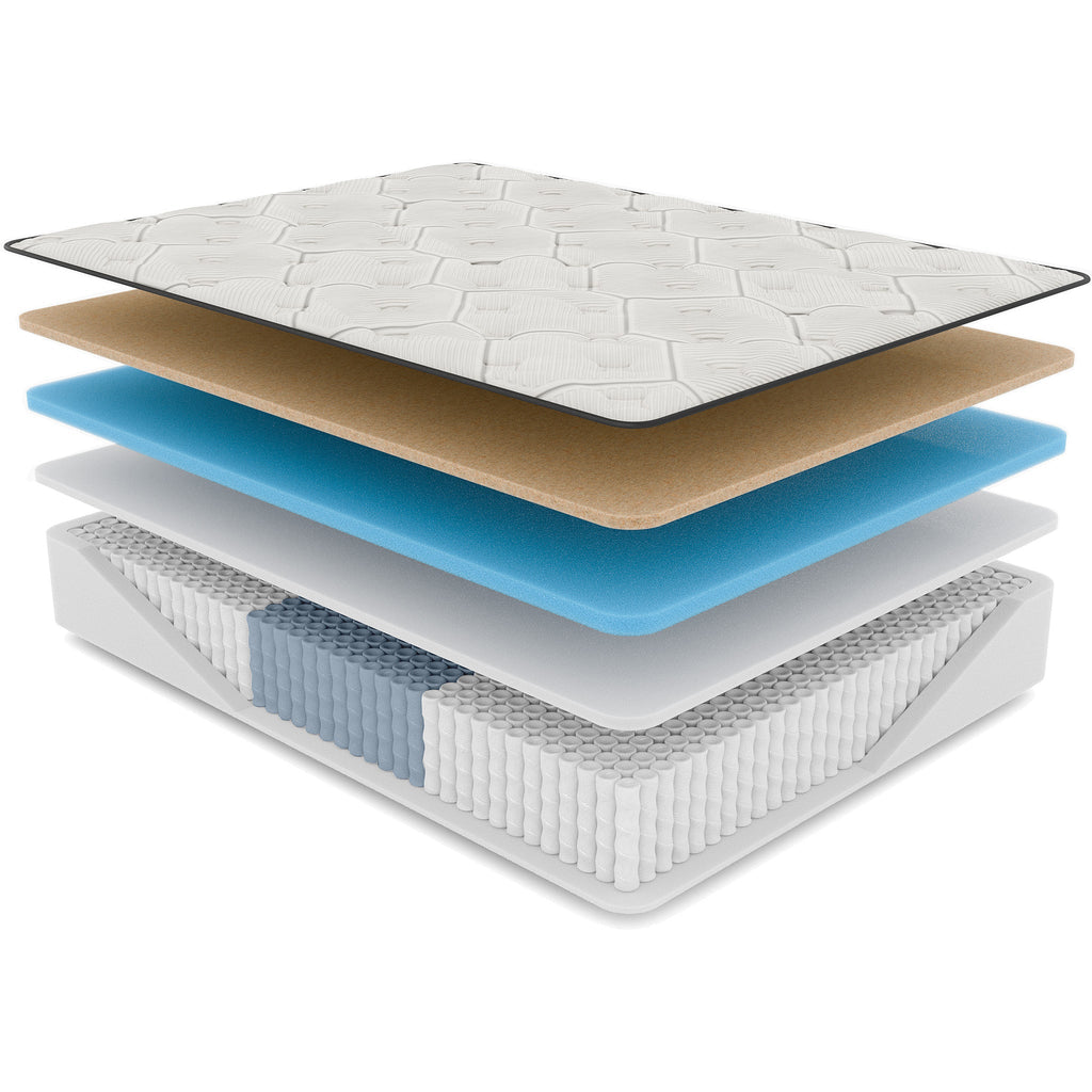 Firm Hybrid Memory Foam Mattress with Copper Cooling - Queen