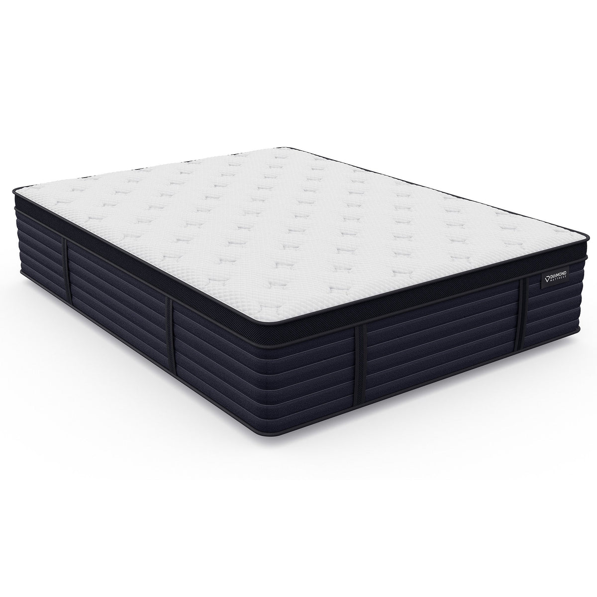 Latex Hybrid Mattress Full Size with Zoned Coil Support - Firm