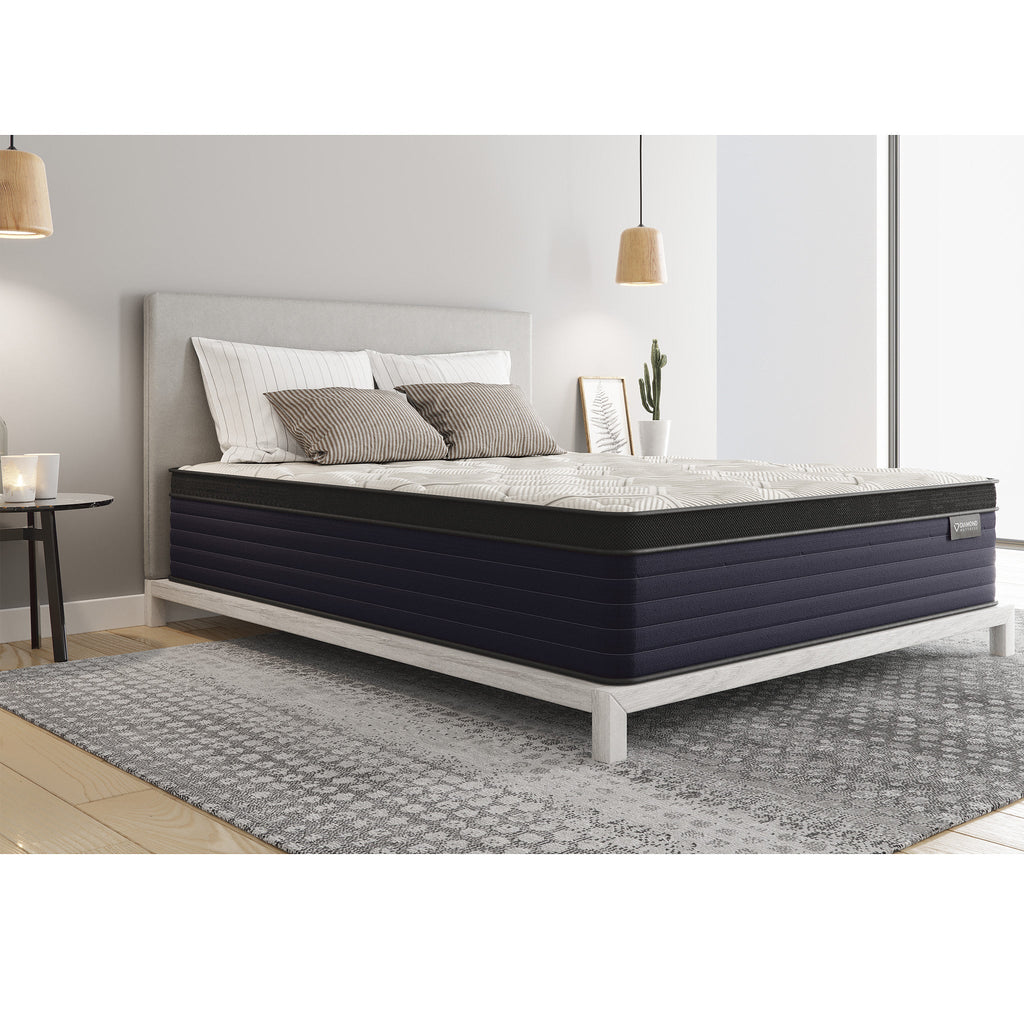 Twin XL Memory Foam Hybrid Mattress with Copper Cooling - Firm 14"