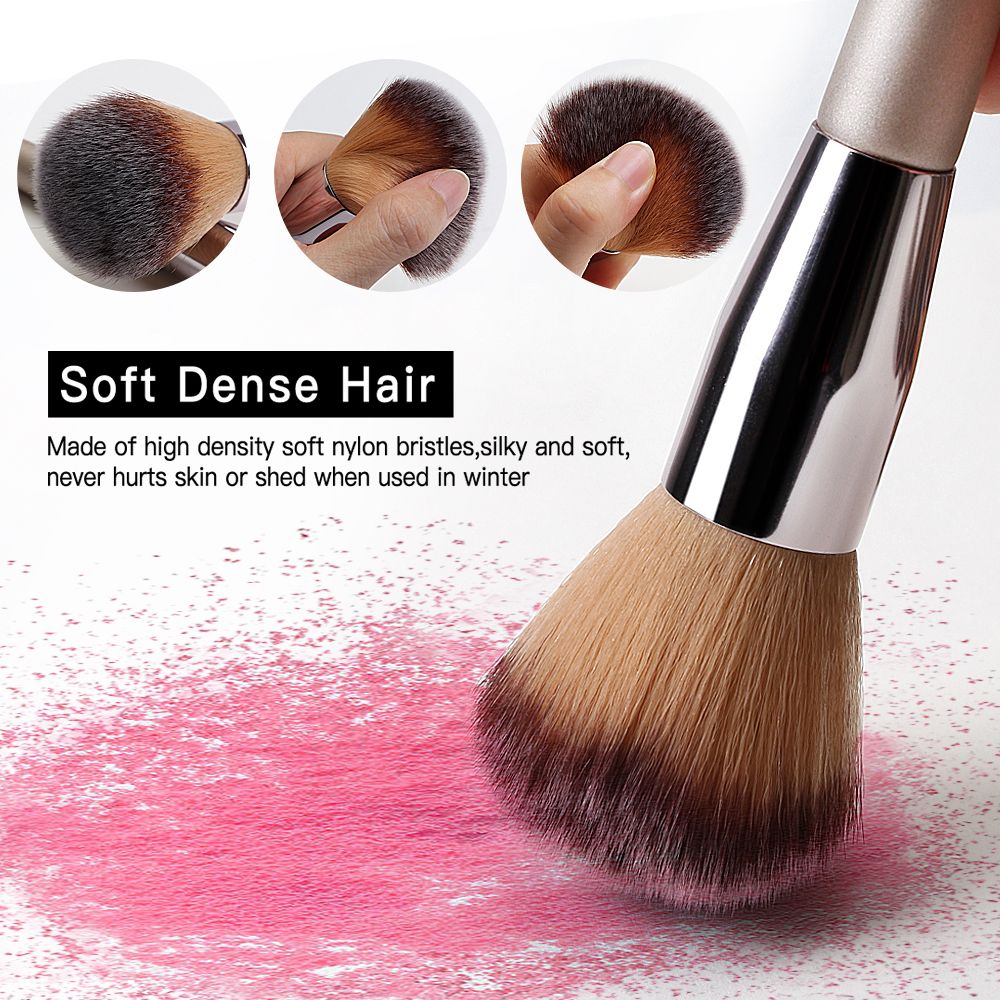 10-Piece Essential Makeup Brush Set