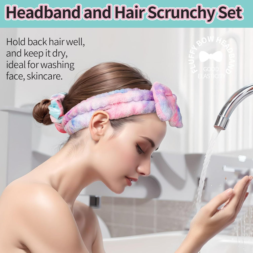 6-Piece Spa Headband & Hair Scrunchie Set