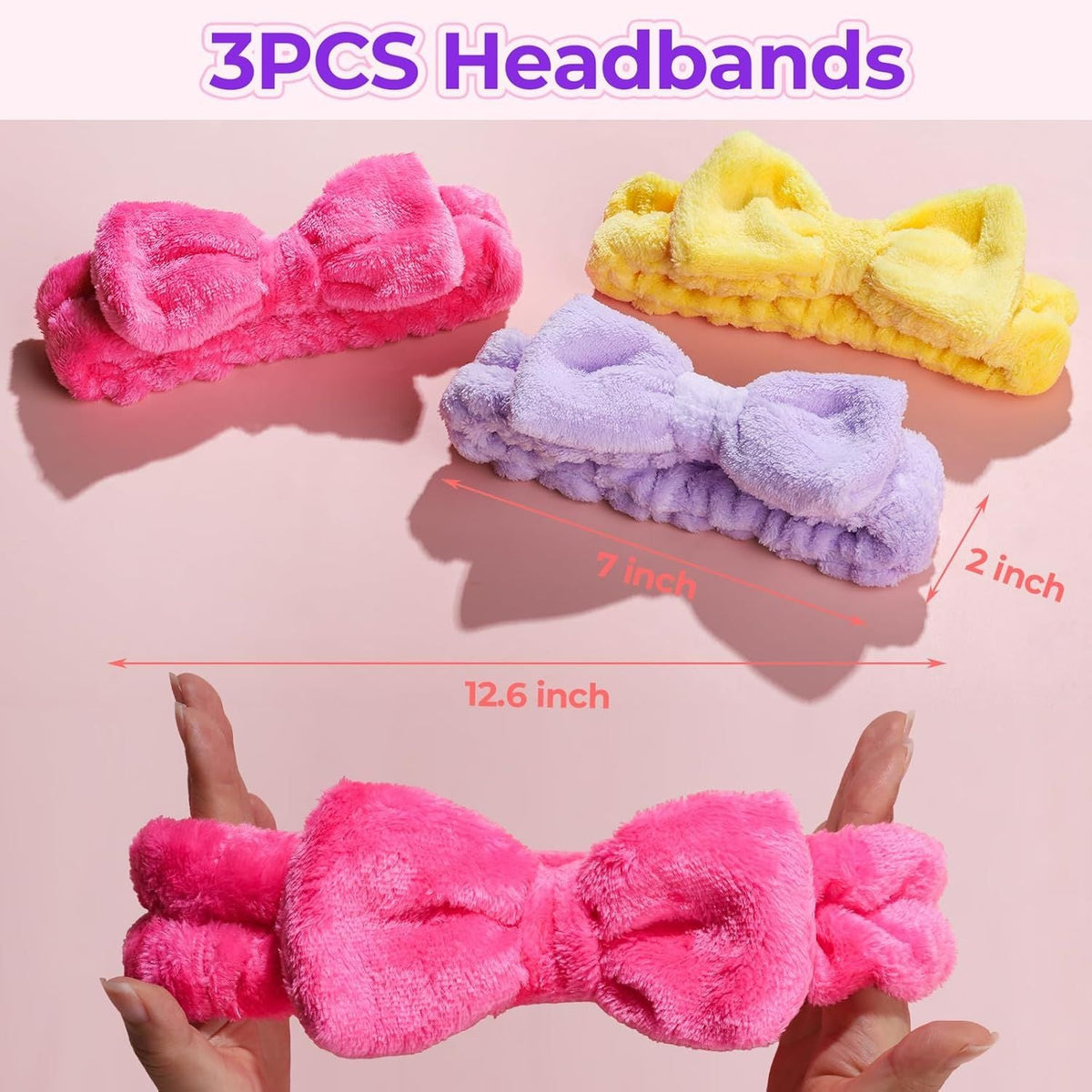 6-Piece Spa Headband & Hair Scrunchie Set