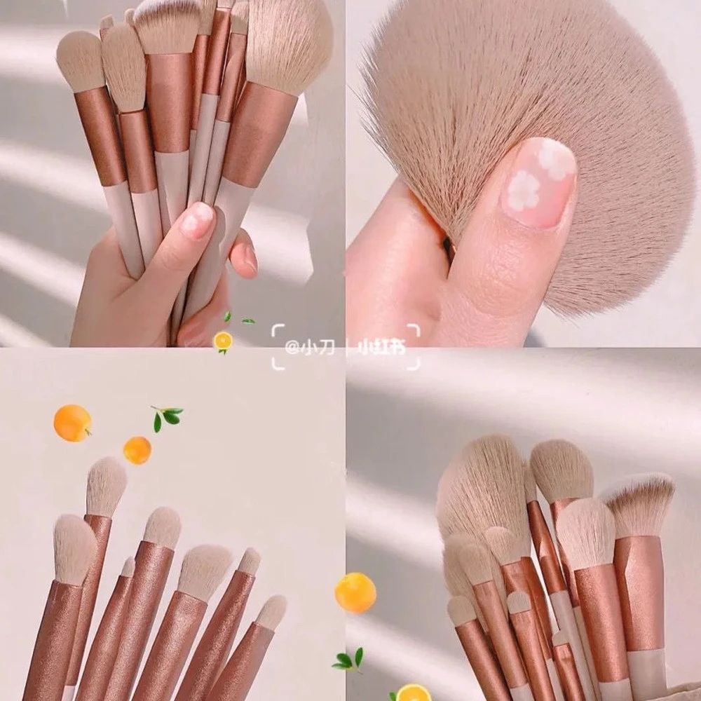13-Piece Soft Makeup Brush Set