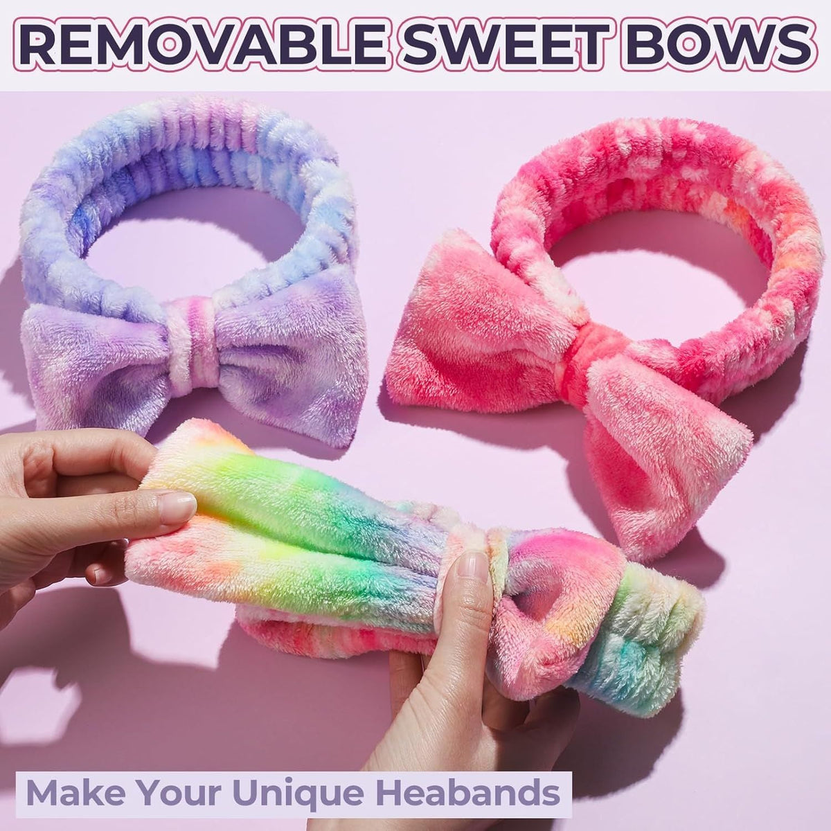 6-Piece Spa Headband & Hair Scrunchie Set