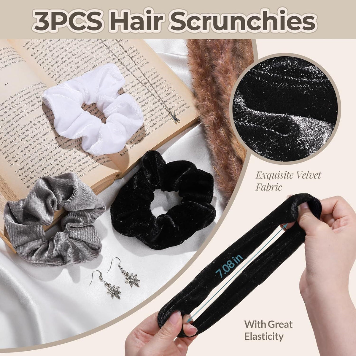 6-Piece Spa Headband & Hair Scrunchie Set
