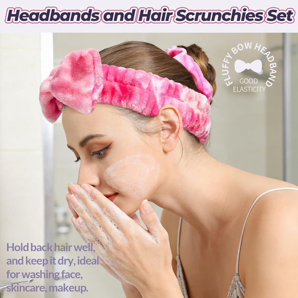 6-Piece Spa Headband & Hair Scrunchie Set