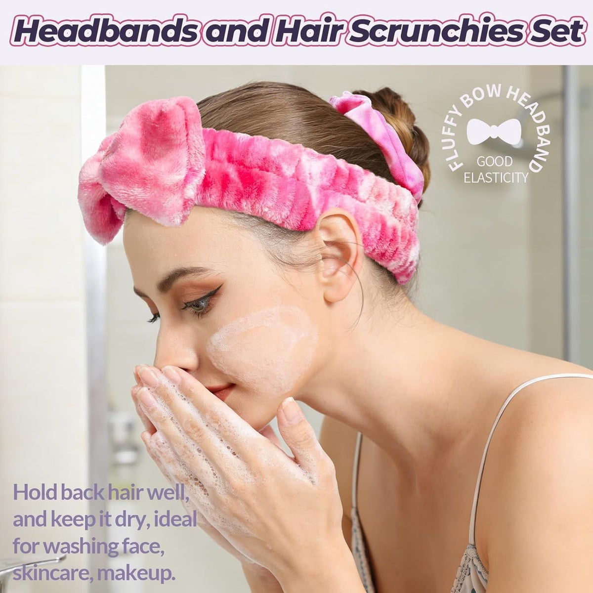 6-Piece Spa Headband & Hair Scrunchie Set
