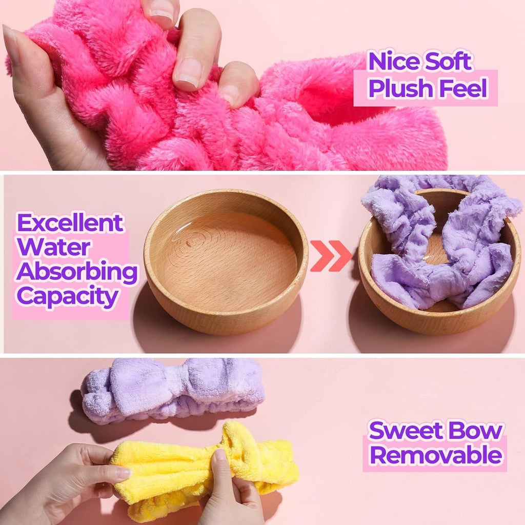 6-Piece Spa Headband & Hair Scrunchie Set