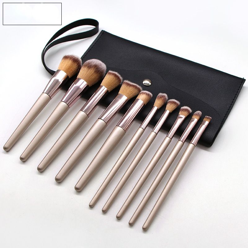 10-Piece Professional Makeup Brush Set
