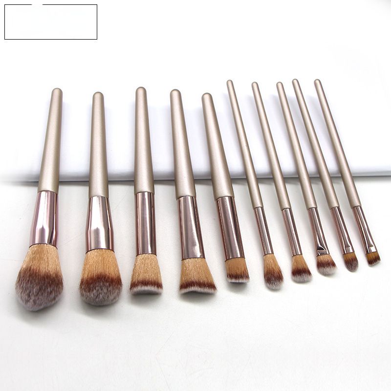 10-Piece Professional Makeup Brush Set