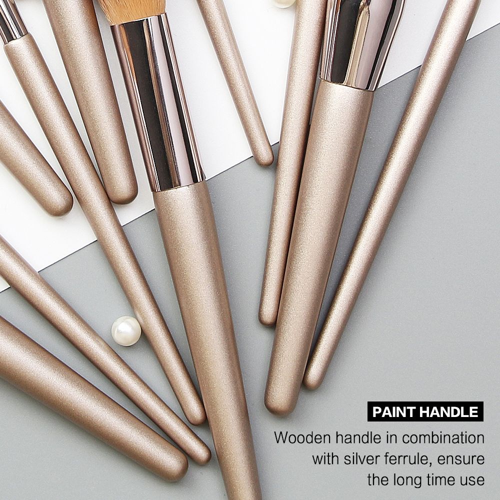 10-Piece Essential Makeup Brush Set