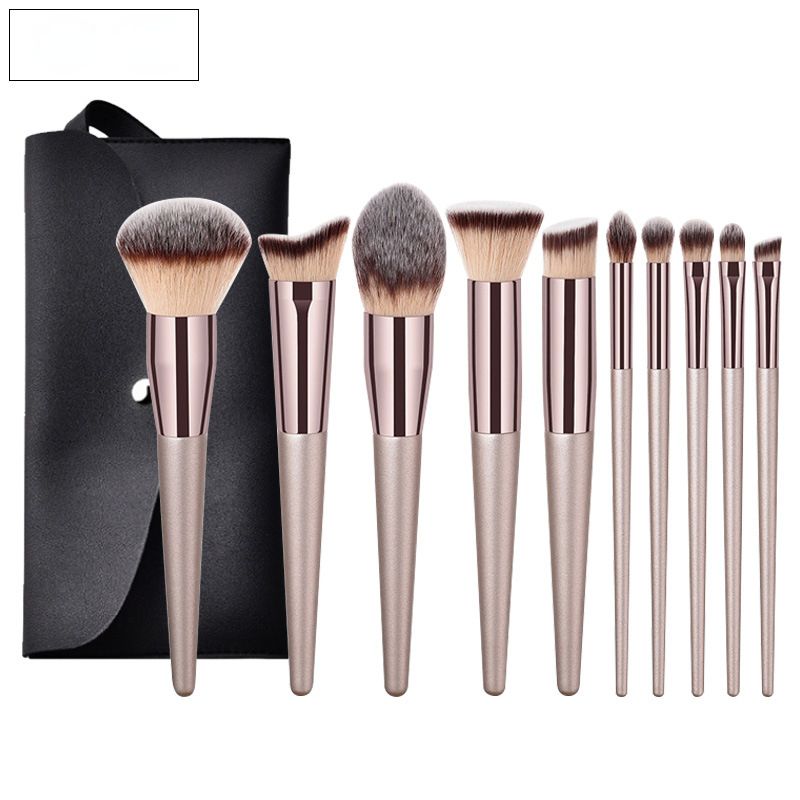 10-Piece Professional Makeup Brush Set