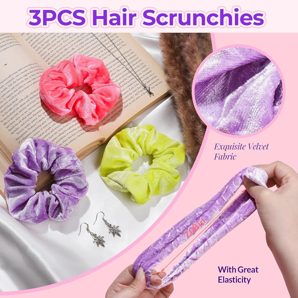 6-Piece Spa Headband & Hair Scrunchie Set