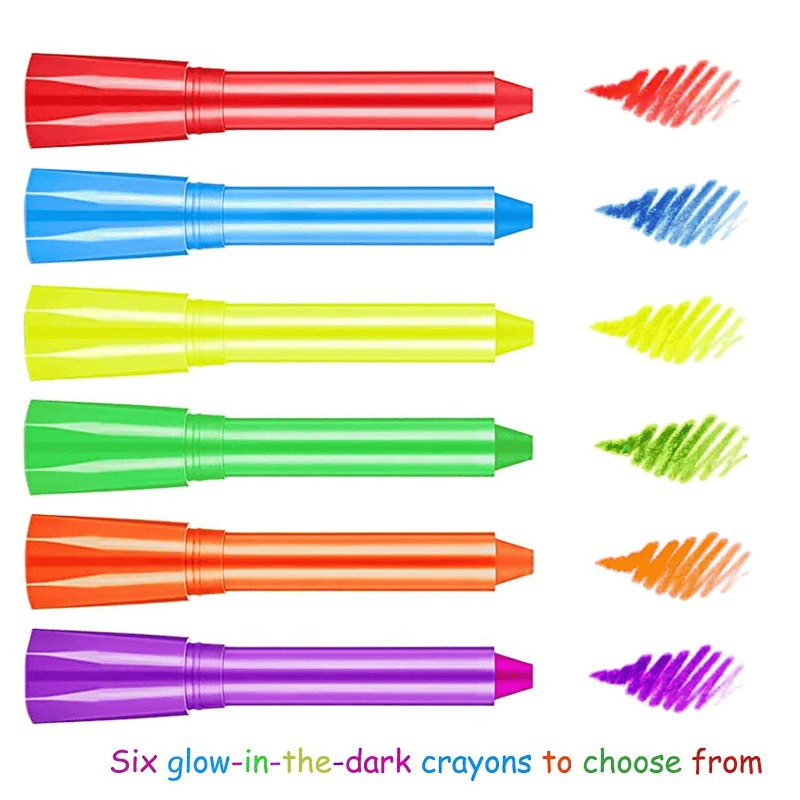 6-Piece UV Glow Face & Body Paint Set