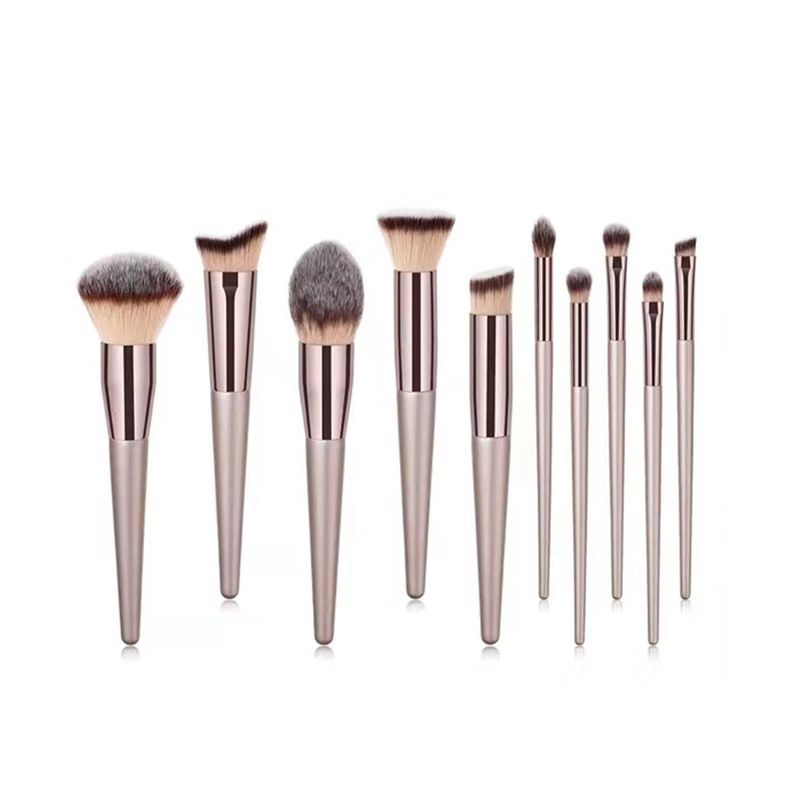 10-Piece Professional Makeup Brush Set