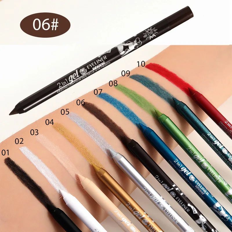 Long-Wear Waterproof Gel Eyeliner Pencil