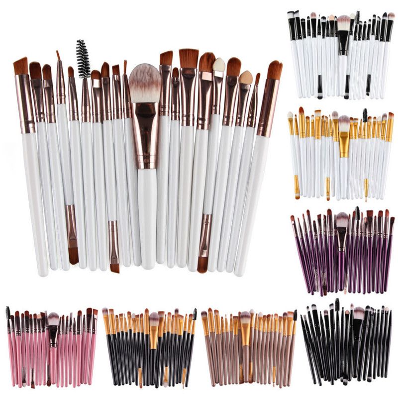 20-Piece Complete Makeup Brush Set