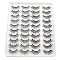20-Pair Wispy False Eyelash Set