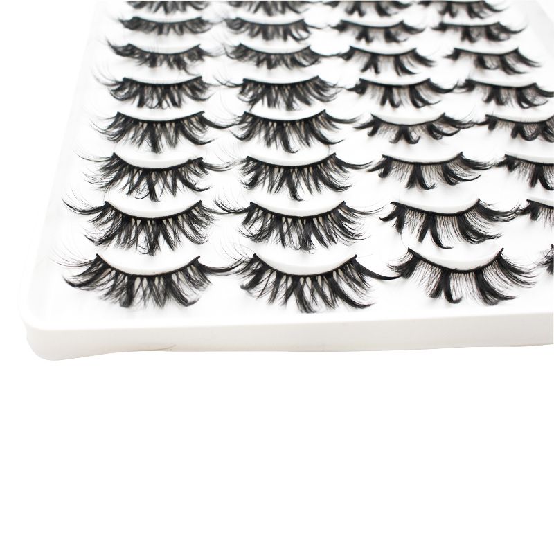 20-Pair Wispy False Eyelash Set