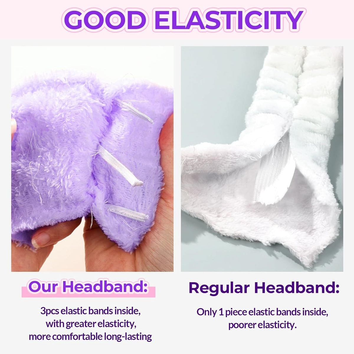 6-Piece Spa Headband & Hair Scrunchie Set