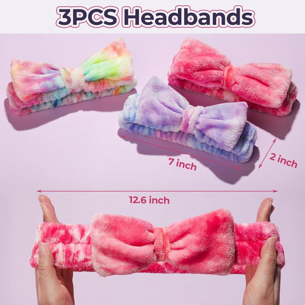 6-Piece Spa Headband & Hair Scrunchie Set