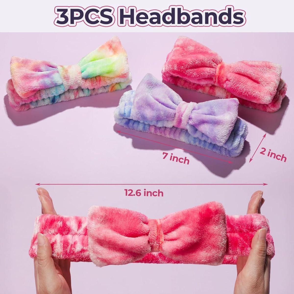 6-Piece Spa Headband & Hair Scrunchie Set