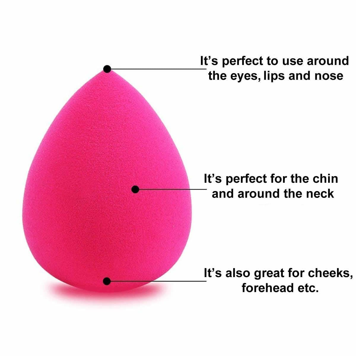 Good Living In Style 6-Piece Makeup Sponge Set