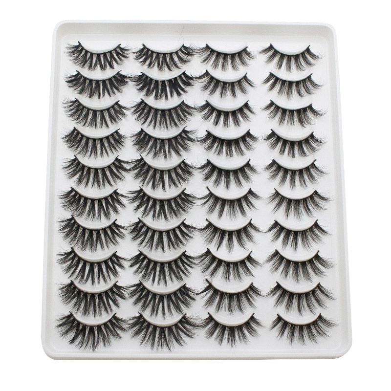 20-Pair Wispy False Eyelash Set