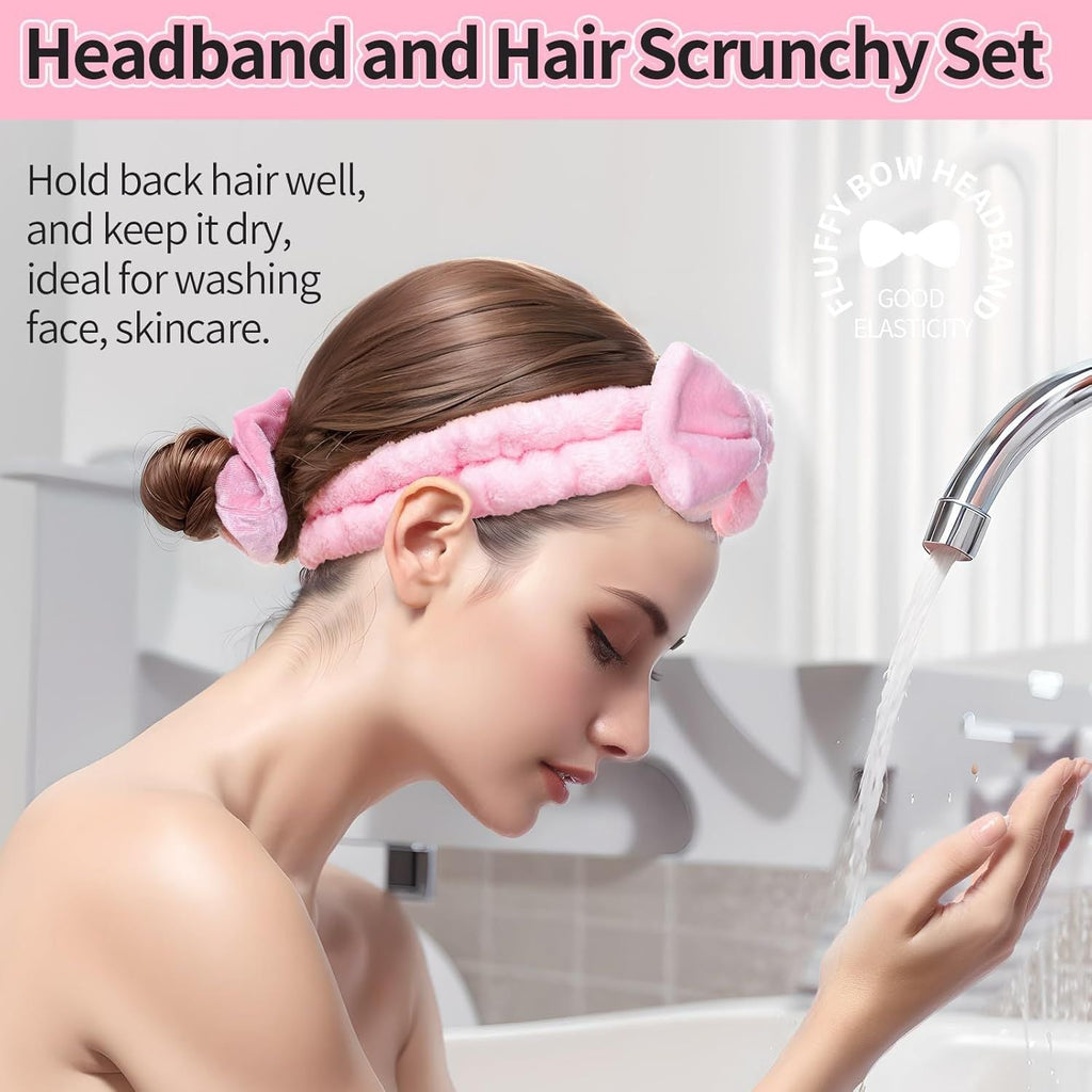 6-Piece Spa Headband & Hair Scrunchie Set