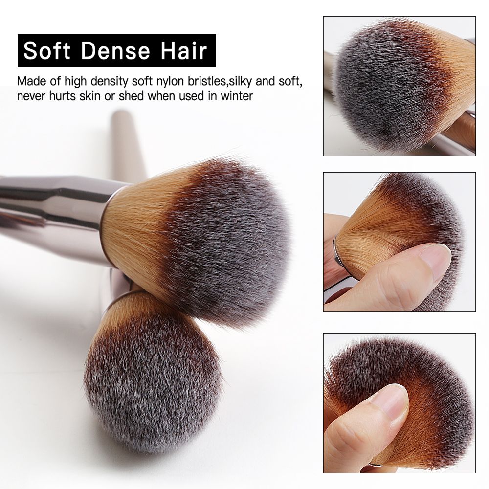 10-Piece Essential Makeup Brush Set