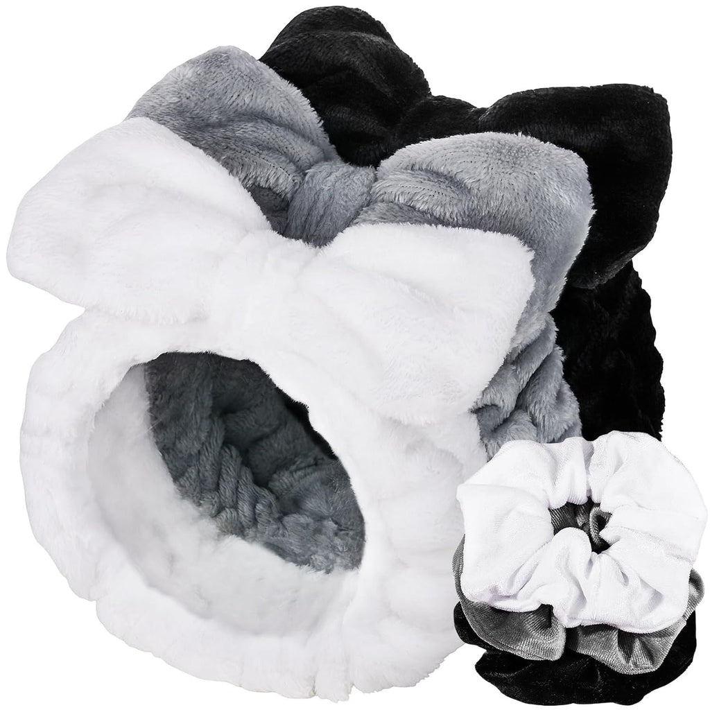 6-Piece Spa Headband & Hair Scrunchie Set