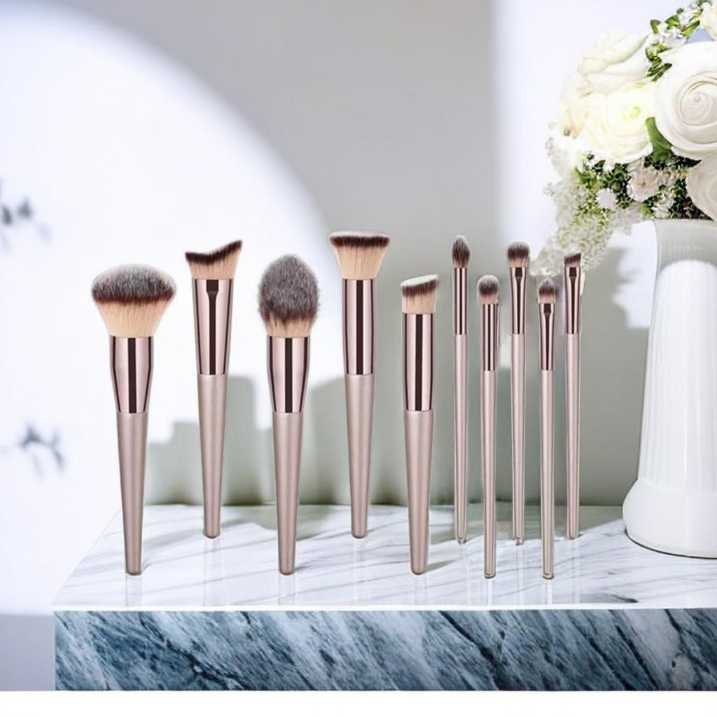 10-Piece Professional Makeup Brush Set