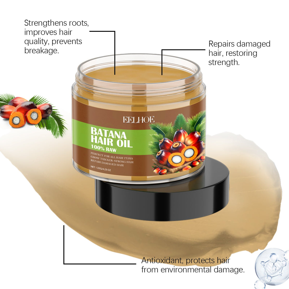 EELHOE Batana Hair Oil | Hair Care