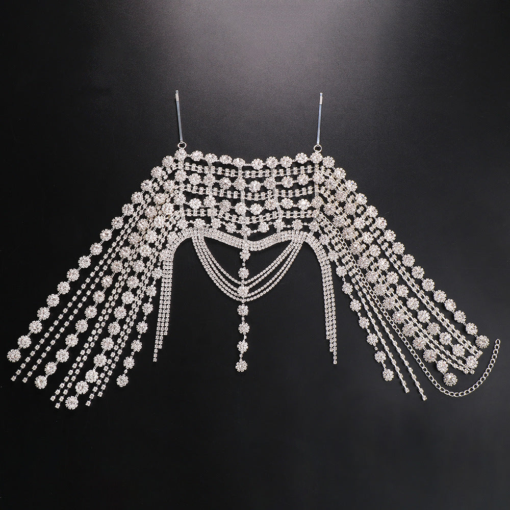 Bohemian Rhinestone Forehead Chain Hair Jewelry