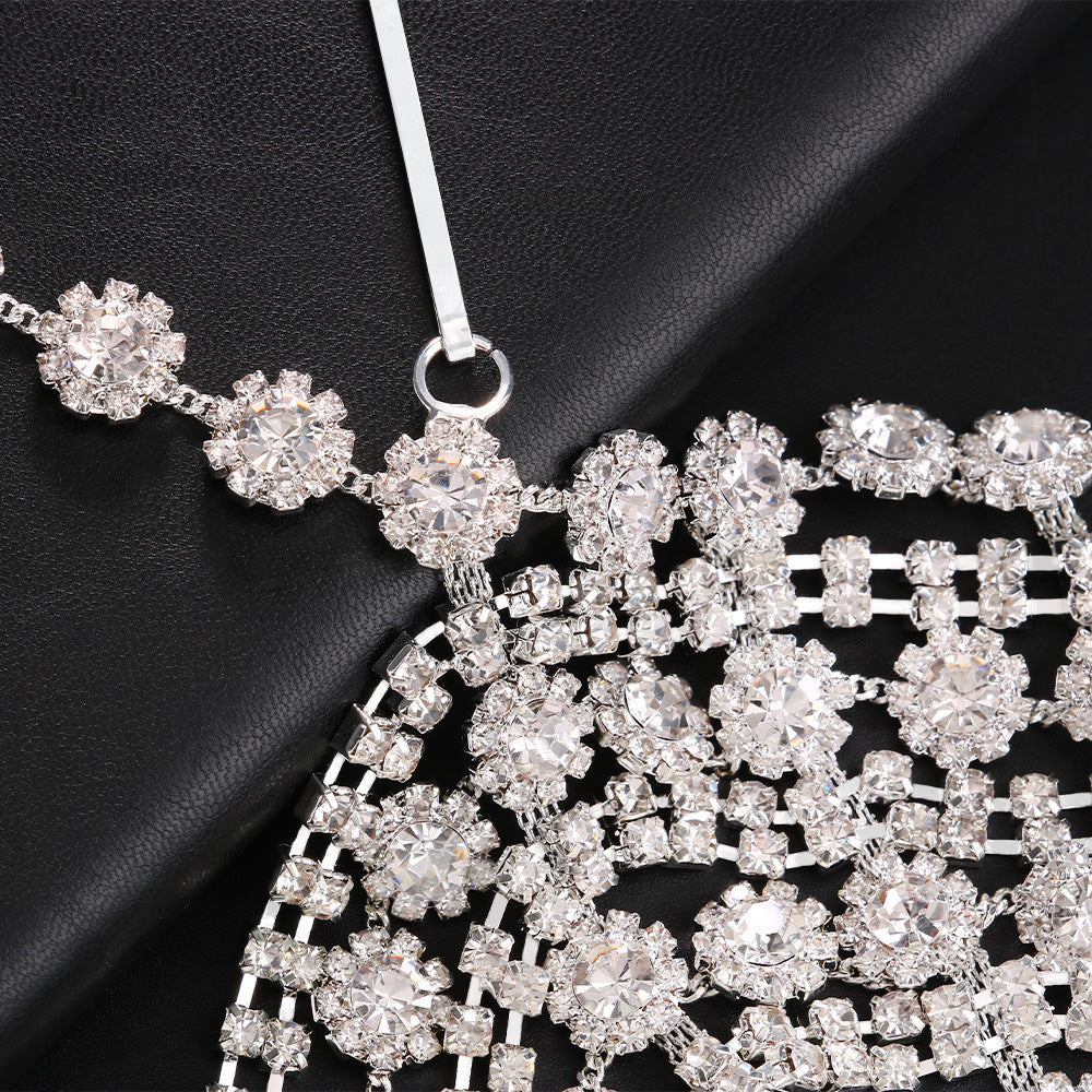 Bohemian Rhinestone Forehead Chain Hair Jewelry