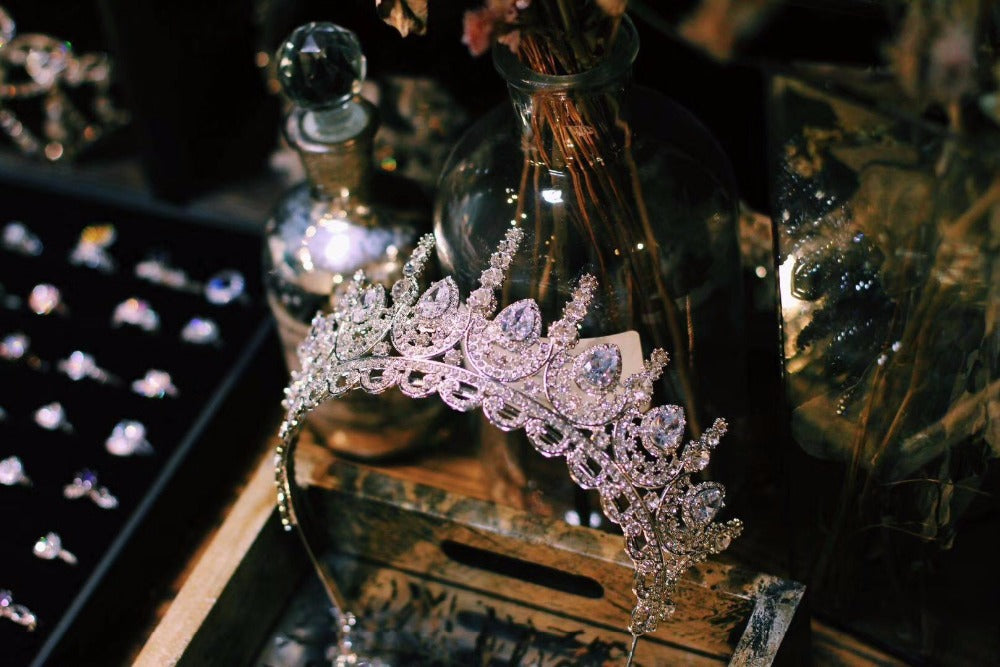 Crystal Bridal Tiara Headband | Wedding Crown