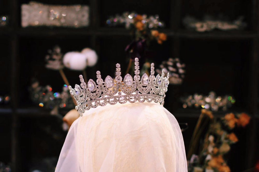 Crystal Bridal Tiara Headband | Wedding Crown