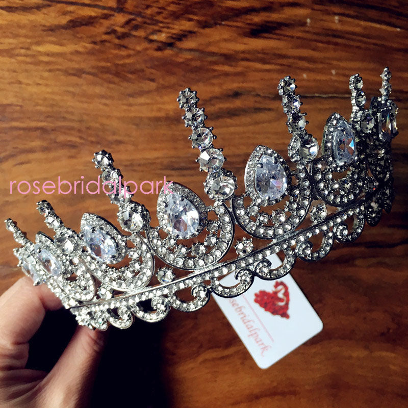 Crystal Bridal Tiara Headband | Wedding Crown