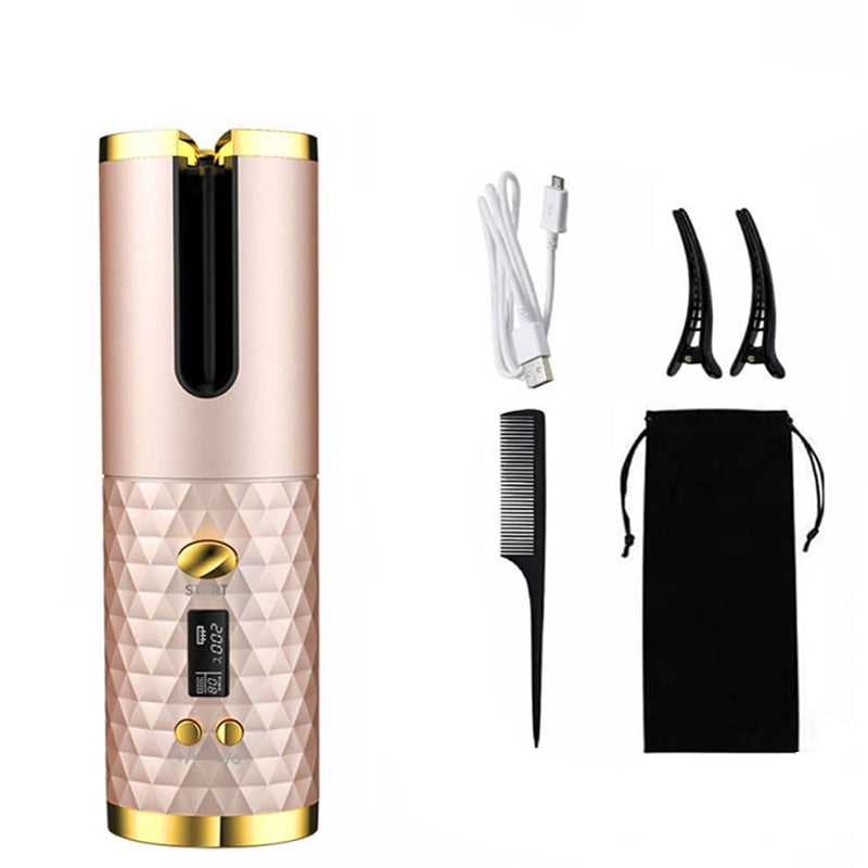 Portable USB Rechargeable Automatic Hair Curler