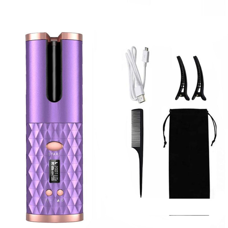 Portable USB Rechargeable Automatic Hair Curler