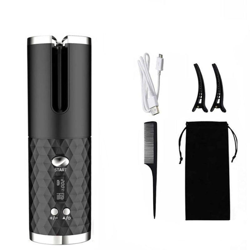 Portable USB Rechargeable Automatic Hair Curler