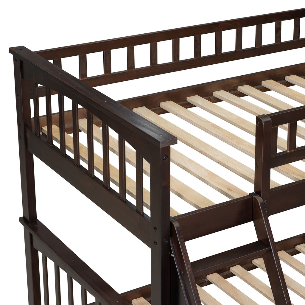 Convertible Storage Bunk Bed with Drawers - Twin Over Full