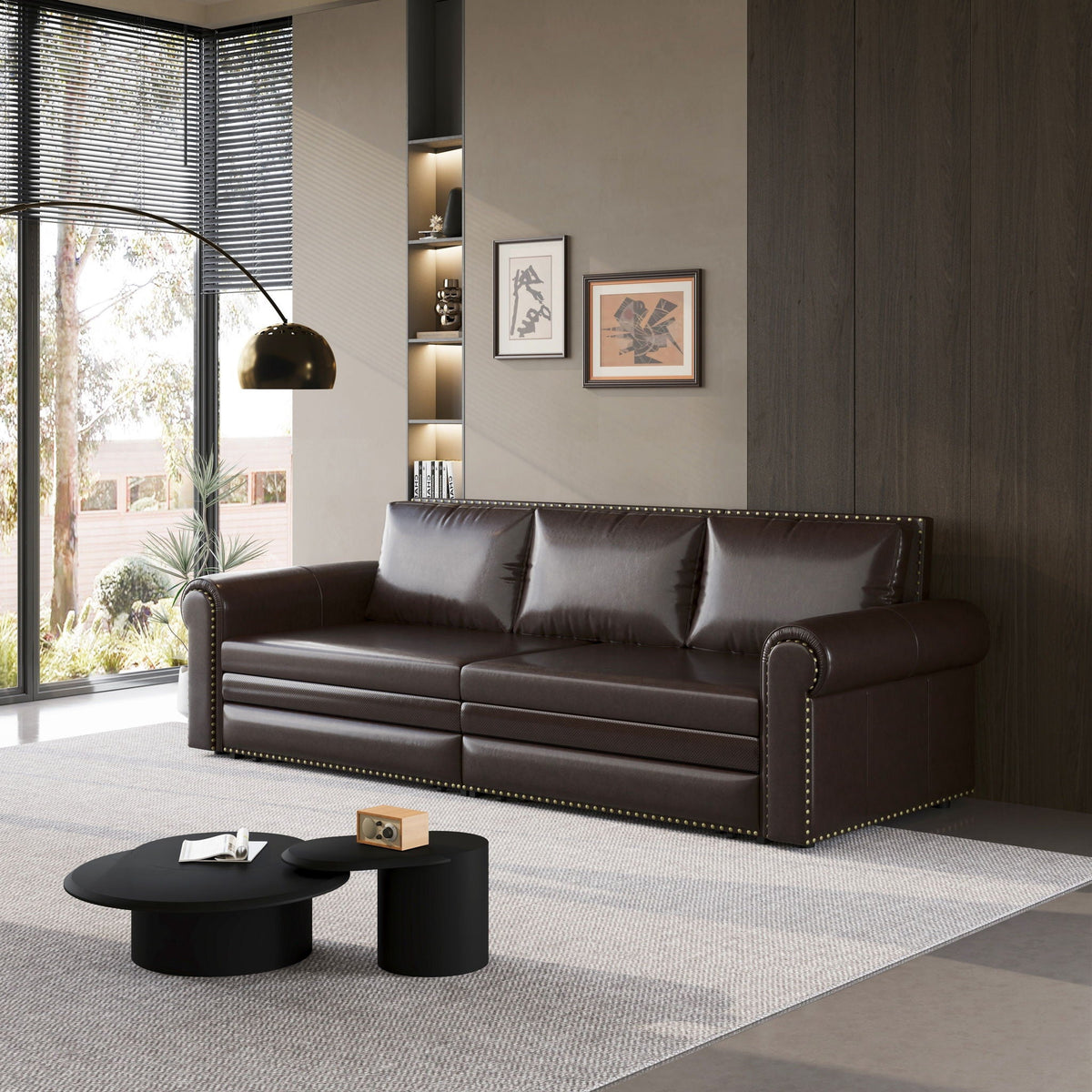 Chesterfield Sleeper Sofa with Pull Out Bed - Multiple Colors