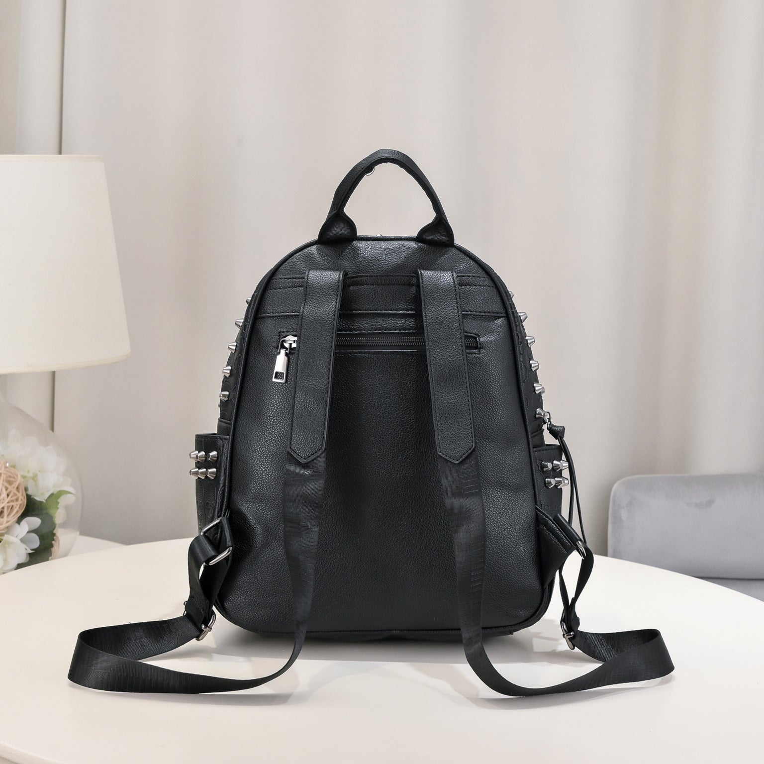 Confidence collection Rivet Soft Leather brand vibe Backpack