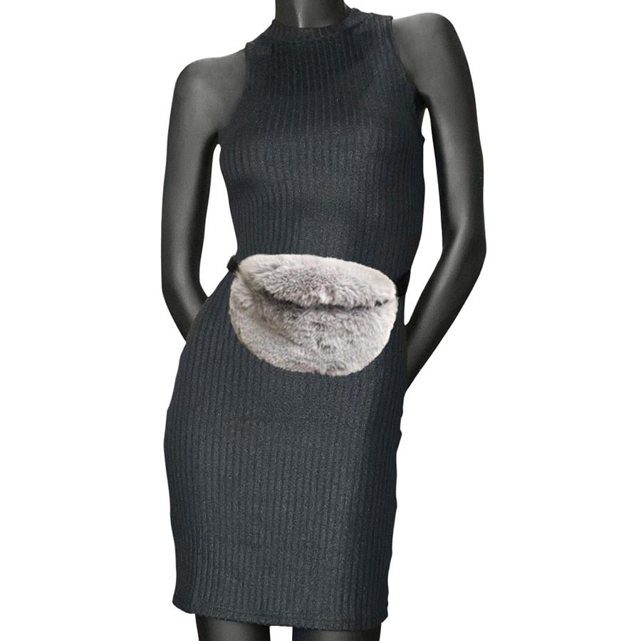 Faux Fur Fanny Pack Belt Bag