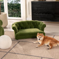 Chesterfield Dog Sofa Bed with High-Performance Upholstery - Medium