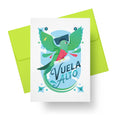 Graduation Card – Vuela Alto (Quetzal Bird Design)