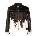 Elegant Women's Cowhide Leather Bifold Jacket, Handcrafted for Daily Use