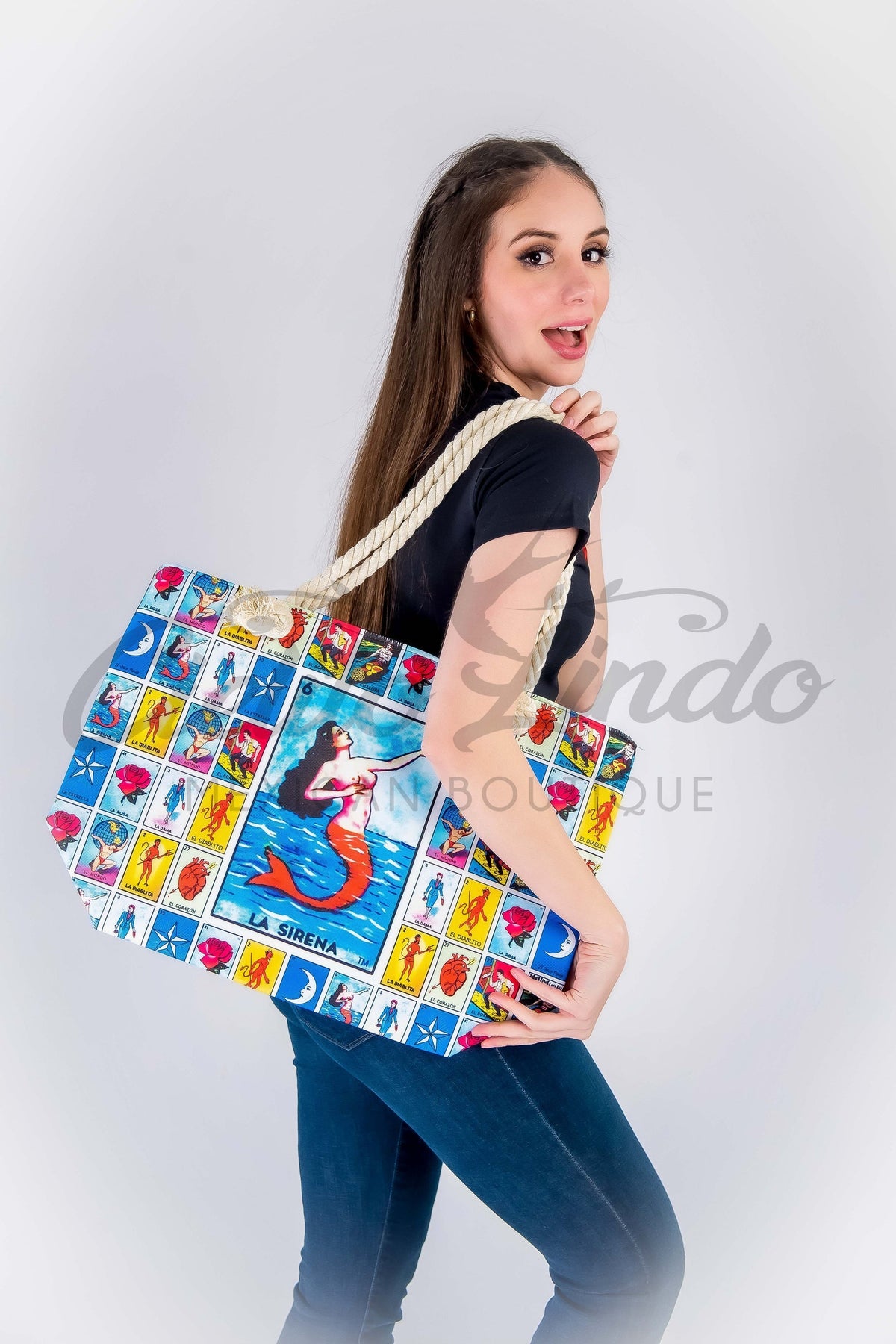 Lotería Canvas Tote Bag — Extra Large